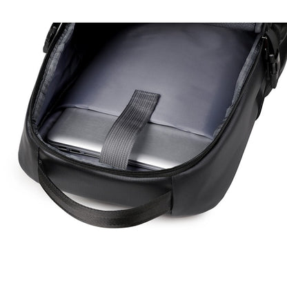 Business backpack, laptop backpack, travel bag, black, large capacity, suitable for different scenarios