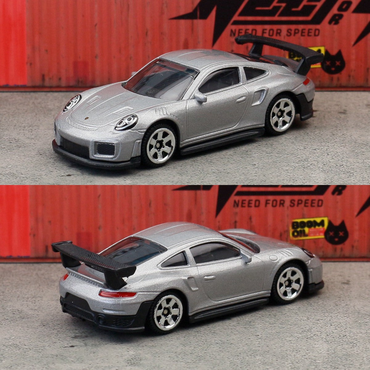 1/60 Porsche 911 GT2 RS Brinquedo Modelo Carro CCA MSZ 1:64 Miniatura Diecast Rodas Livres Coleção Adequada para Hot Wheels Presente Infantil