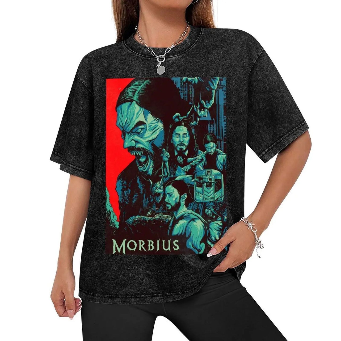 MORBIUS MOVIE BLACK T-Shirt Clothing Short sleeve tee hippie clothes boys whites plain t shirts men