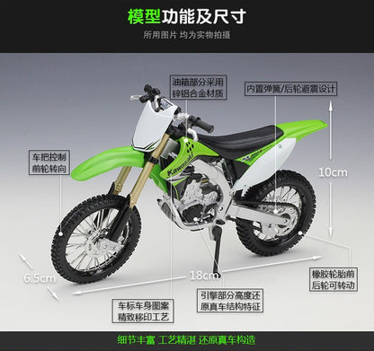 Maisto 1:12 Kawasaki Kx450f Kx 450 F Kx 450f Moto Off-road Modelo de Liga de Brinquedo Presente para Exposição