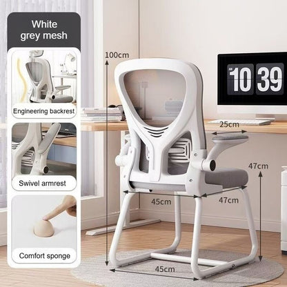 Computer Chair, Home Sedentary Backrest Chair, Dormitory Desk, Study Office, E-sports Chair, Ergonomic Chair.