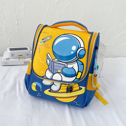 Mochila Infantil Meninos Jardim de Infância Astronauta Coelho Mochilas Infantis Mochila Escolar de Estudantes Presente Mochila de Desenho Animado Grau 1-9