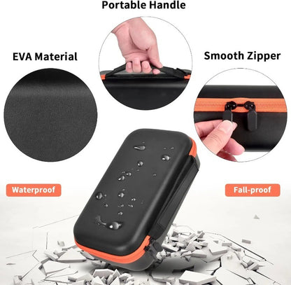 Estojo para Microfone Sem Fio para Sistema de Microfone Sem Fio Duplo JBL Universal Microfone de Mão Duplo Bolsa de Viagem para Canto Karaokê