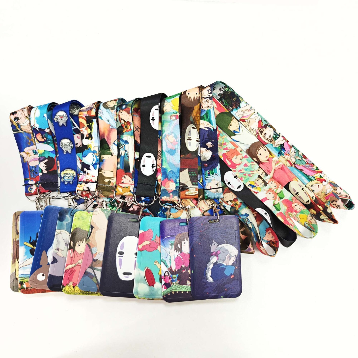 Cordões de Anime Chaveiro de Celular Animado Crachá de Identificação Acessórios de Joias DIY Atacado