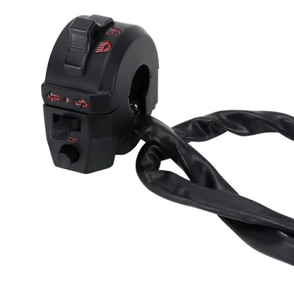 Chicote de Fiação de Indicador Universal 12V para Motocicleta com 4 Indicadores de 22mm 7/8" e Luz de Seta para Yamaha Kawasaki