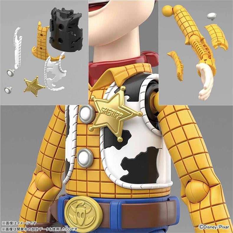 Em Estoque BANDAI Original Cinema-rise Toy Story 4 Buzz Lightyear Woody Anime Figura Modelo de Montagem Brinquedo Presente Colecionável Infantil