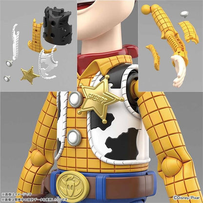Em Estoque BANDAI Original Cinema-rise Toy Story 4 Buzz Lightyear Woody Anime Figura Modelo de Montagem Brinquedo Presente Colecionável Infantil