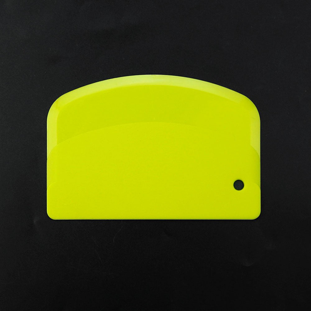 Silicone World Dough Scraper Cream Spatula Plastic Cutting Knife  for Flour Pastries and Cakes Baking Tool Kitchen Accessories