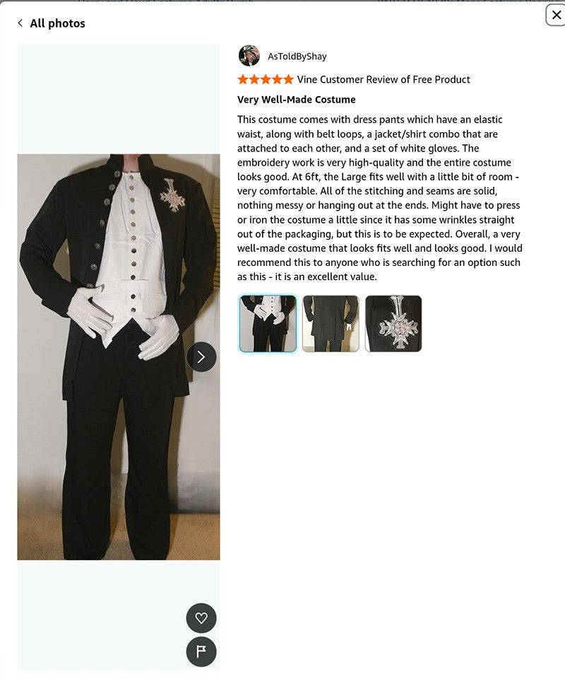 Fulujiacos Ghost Cosplay Costume Alpha and Omega Papa Emeritus Cosplay Costume uniform Suit Halloween Stage Show Roleplay Men