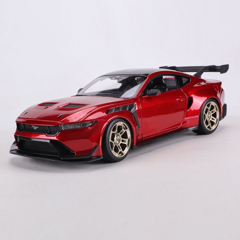 Original Maisto 1:18 Ford Mustang GTD Modelo de Carro em Liga Metálica Estático Miniatura Coleção de Modelos Die-Cast Presentes Brinquedos Presentes de Aniversário