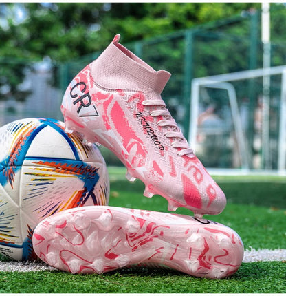 Man Football Shoes Professional Society Soccer Cleats Soccer Boots Non-slip Training Sneaker Artificial Quality Grass Footwear