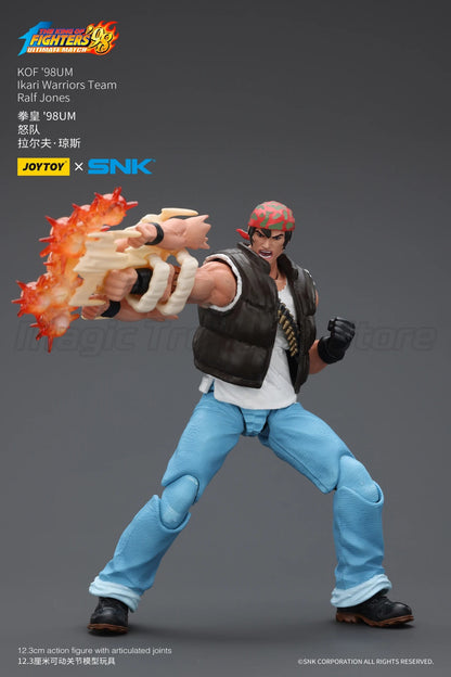 ?MT?JOYTOY SNK KOF'98UM Ikari Warriors Team Ralf Jones 1/18 Action Figure Toys