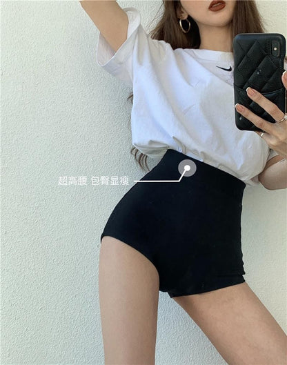 Black Shorts Women Skinny High Waist 5XL Solid Summer New Hot Girl Dancing Hipster K Pop Sexy Club Streetwear Hip Hop Casual Ins