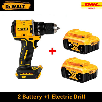 100% Original DeWalt 20V Furadeira de Impacto a Bateria de Lítio Recarregável sem Escova Furadeira Multifuncional Furadeira Elétrica Dcd805.