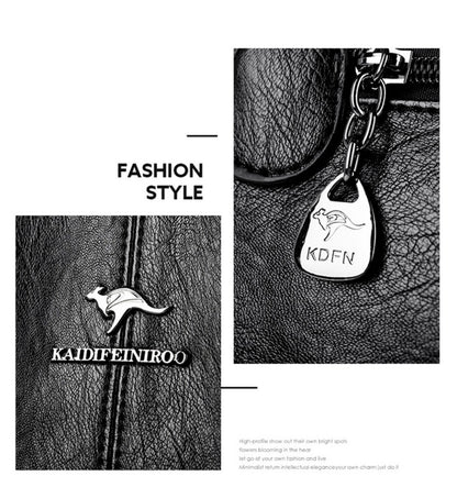 Genuine 3Layers High Quality Soft PU Leather Ladies Shoulder Crossbody Bags for Women  Luxury Handbags  Women  Designer A Main