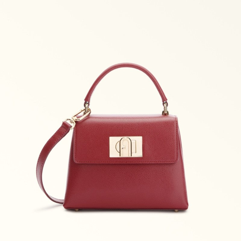 Best Seller 1927 Top Handle Mini Highest Quality Textured Leather Arch Turnlock Closure Shoulder Bag Luxury Brand Crossbody Bag