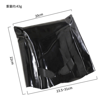 Bat Mask Headgear Latex Cosplay Headgear Halloween Night Dance Party Adult Masquerade Mask Latex Mask for Men Women Anime