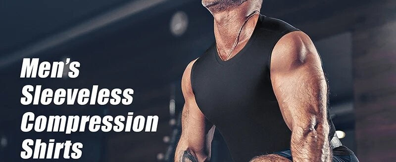 Compression Tank Top Men Gym Shirt Sleeveless Quick Dry Printing Sportswear Male Fitness Bodybuilding Vest Workout Muscle Top