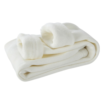 Girls Fleece-Lined Winter Thermal Pants Children Thickened Warm Soft Black White Gray Pink Outdoor Leggings for Kids Clothing