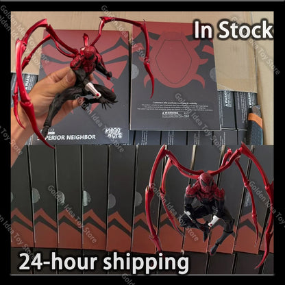 In Stock Mess Toys Superior Spider Man Action Figure Messtoys Spiderman Neighbor Doctor Octopus Peter Parker Anime Toys Gifts