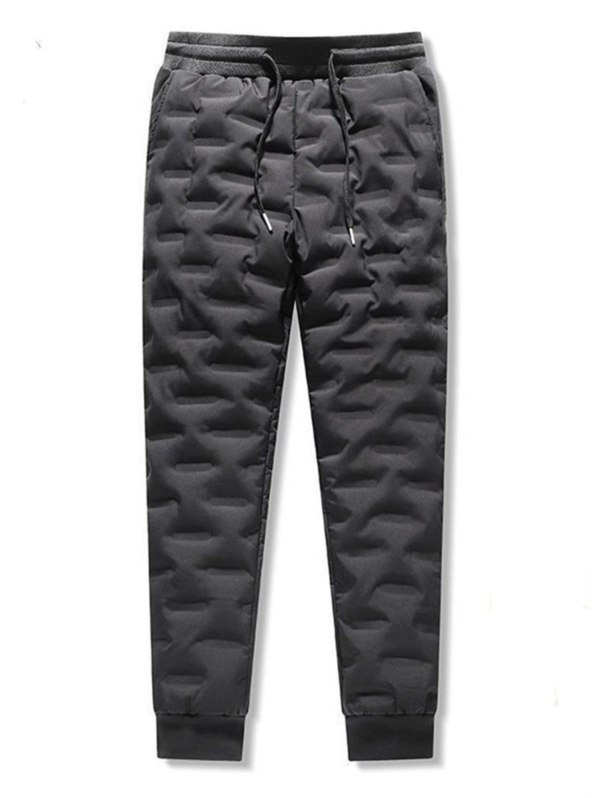 Men's down Cotton Pants Winter Thiened Warm Casual Trousers Windproof Outdoor Sports Jaet Youth ular Long Pants