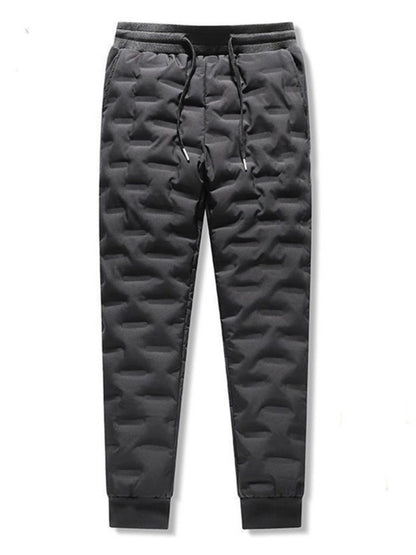 Men's down Cotton Pants Winter Thiened Warm Casual Trousers Windproof Outdoor Sports Jaet Youth ular Long Pants