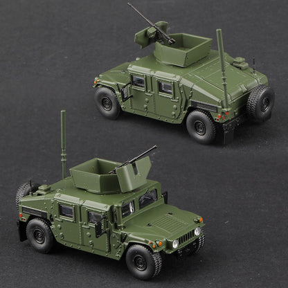 Massdi 1:64 Tiger Gaz Veículo Blindado Modelo de Carro M1151 Off-Road Antitanque Liga Miniatura Veículos Fundidos Coleção de Brinquedos