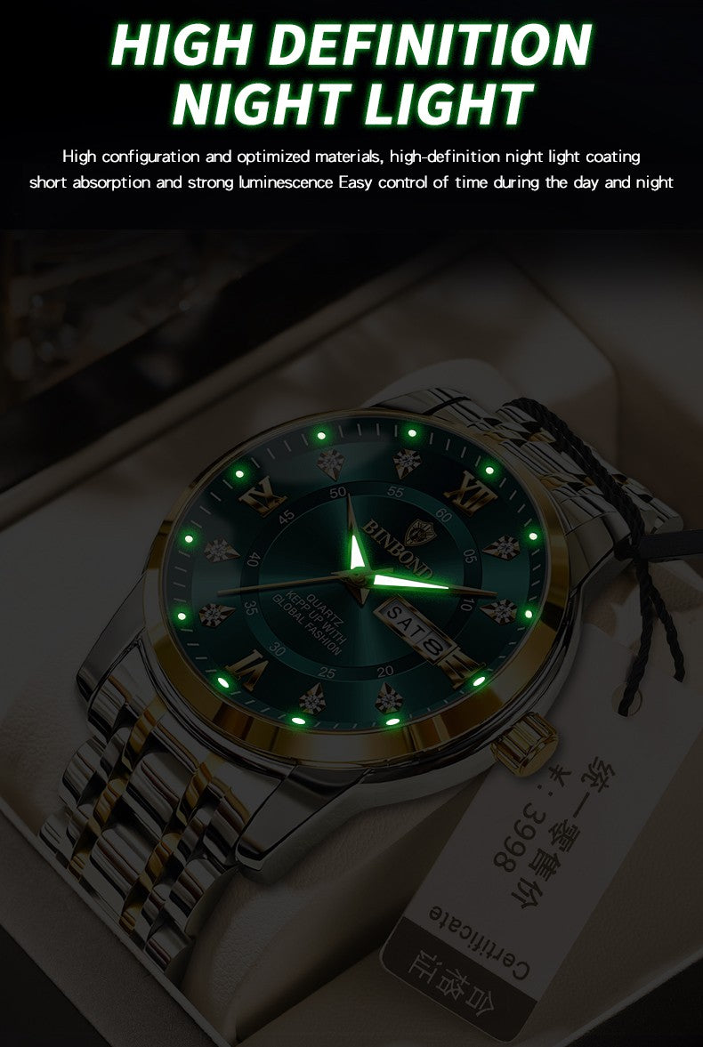 2025 Top Brand Luxury Fashion Diver Watch Men 30ATM Waterproof Date Clock Sport Watches Mens Quartz Wristwatch Relogio Masculino