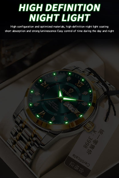 2025 Top Brand Luxury Fashion Diver Watch Men 30ATM Waterproof Date Clock Sport Watches Mens Quartz Wristwatch Relogio Masculino