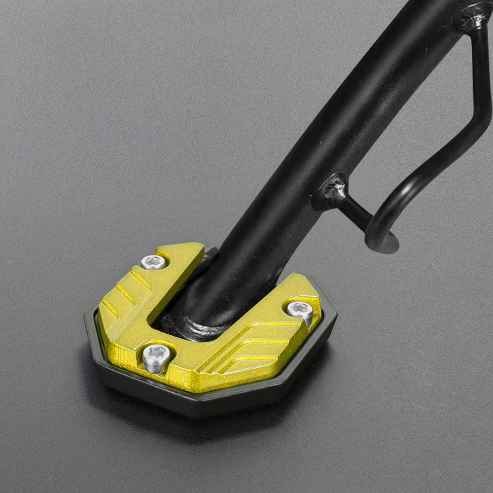 Suporte Lateral Extensor Universal para Motocicleta Scooter Bike, Placa de Apoio para Extensão do Pé, Base Alargada Antiderrapante