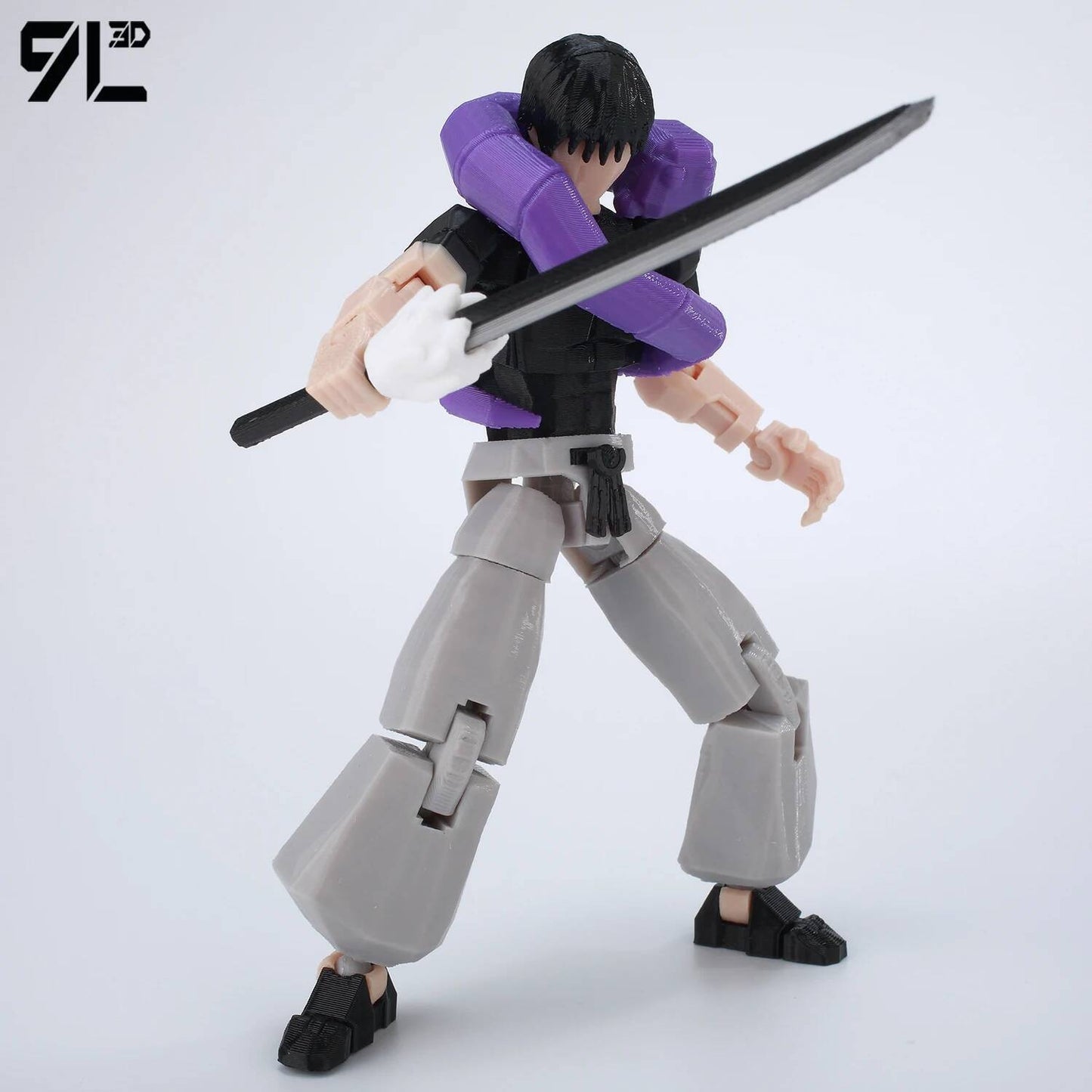 9L3D Anime Impresso Jujutsu Kaisen Sukuna Yuji Yuta Satoru Gojo Bonecos Sorte Dummy 13 Articulados para Modelagem Brinquedos Manequins