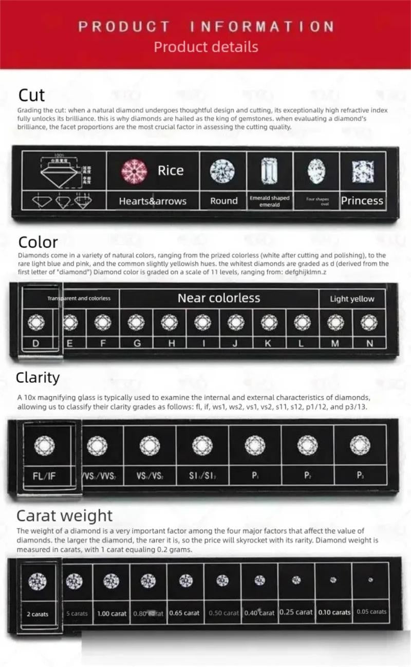 0.5-2CT D Color Moissanite Woman Pendant Sier Necklace For Women Chains Party Bridal Fine Jewelry 925sterling Silver Necklace