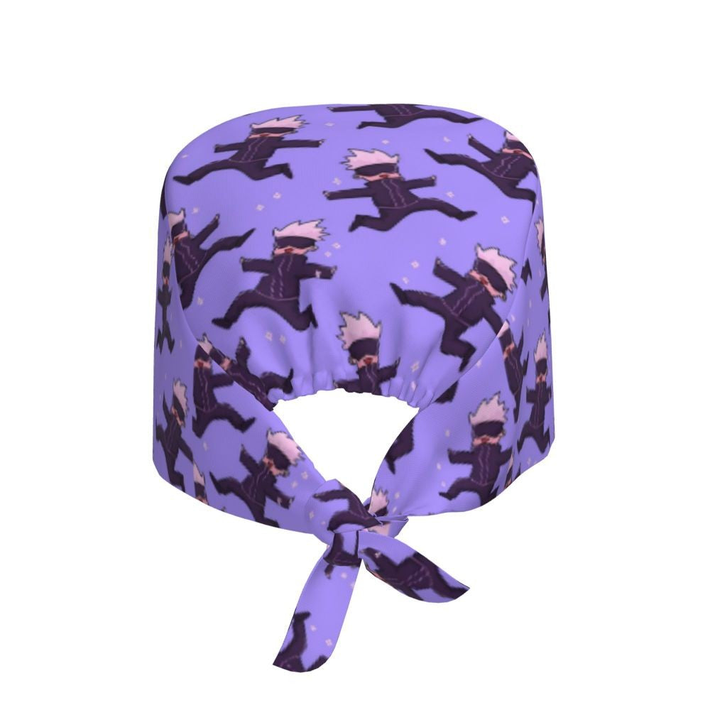 Custom S-Satorues G-Gojoes Cartoon Scrubs Cap Surgical Hats Women Men Skilled Operating Room Cap Operator Hats Lab Works Hat