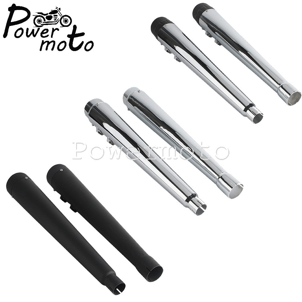For Harley Touring Street Electra Glide Road King 2017-2023 FLHR FLHX FLTRX FLHTK Motorcycle Slip On Dual Exhaust Mufflers Pipes