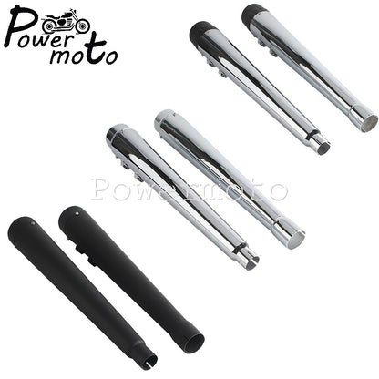 For Harley Touring Street Electra Glide Road King 2017-2023 FLHR FLHX FLTRX FLHTK Motorcycle Slip On Dual Exhaust Mufflers Pipes
