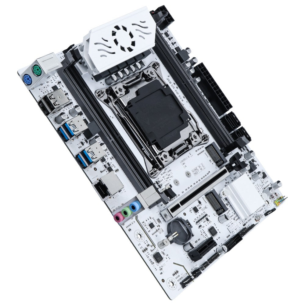 MOUGOL X99 Motherboard Kit C612 Chip with E5 2680 V4 CPU & DDR4 16G (2*8G) 2133MHz Memory NVME PCIE3.0 SATA3.0 for Desktop Host