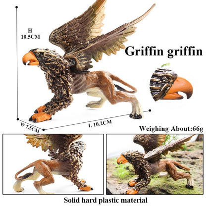 Oenux Simulação Dinossauro Dragão Tartarugas Touro de Fogo Orangotango Golem de Magma Modelo Animal Figuras de Ação Coleção de PVC Brinquedo Infantil Presente