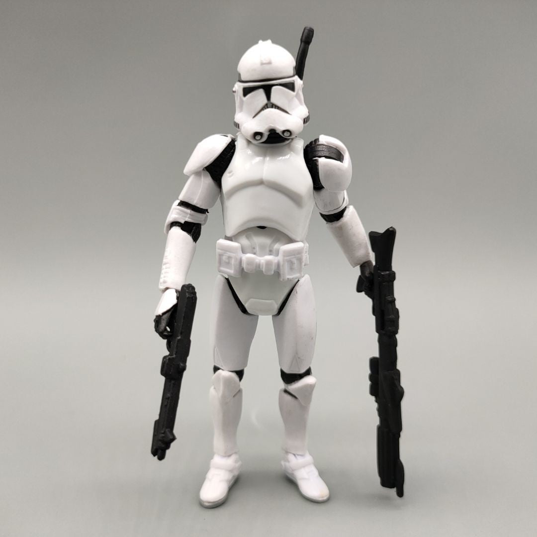 Lote de 3 Bonecos Soltos Star Wars Elite Force 501st 442nd Shadow Utapau Gree Shock Battalion Trooper 3.75" Coleção