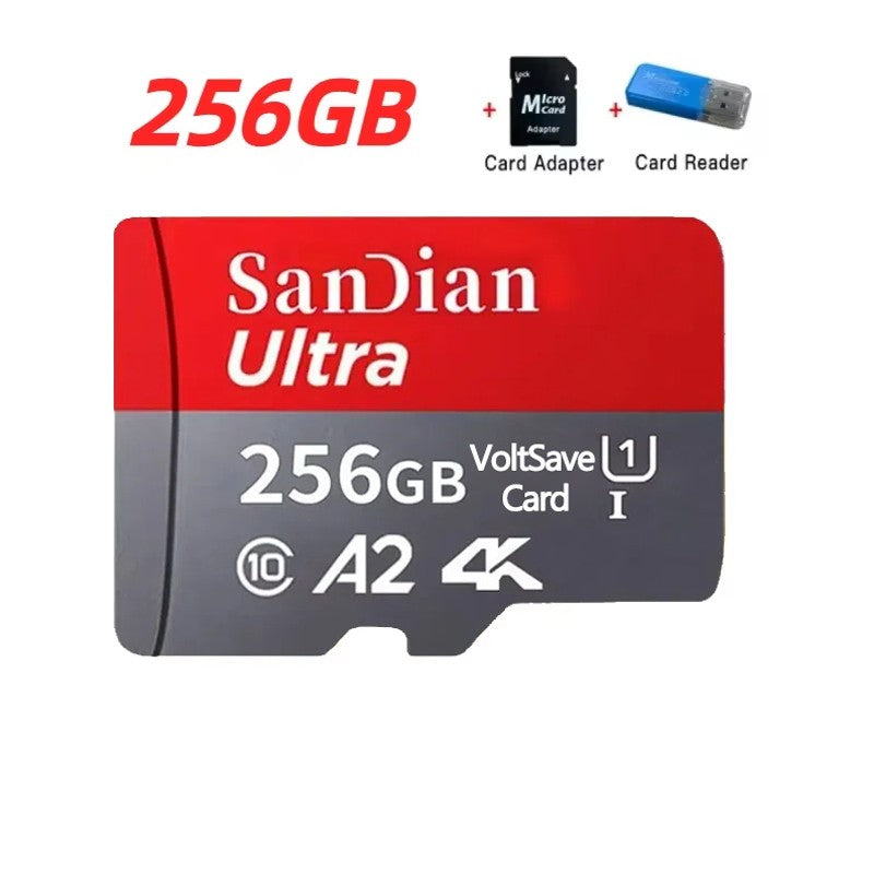 Cartão SD Original 2TB Cartão de Memória de Grande Capacidade 128GB/256GB Mini Cartão TF 512GB Cartão Flash de Alta Velocidade para PC/Desktops/Mac/Câmeras