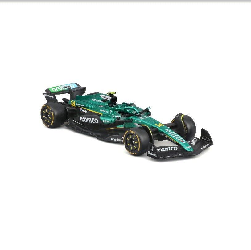 Bburago 1:43 2024 F1 Mclaren Mcl38 Grande Prêmio de Mônaco F1 Miniatura de Liga Fundida #4 #81 Lando Norris ? Presente de Brinquedo de Carro de F1