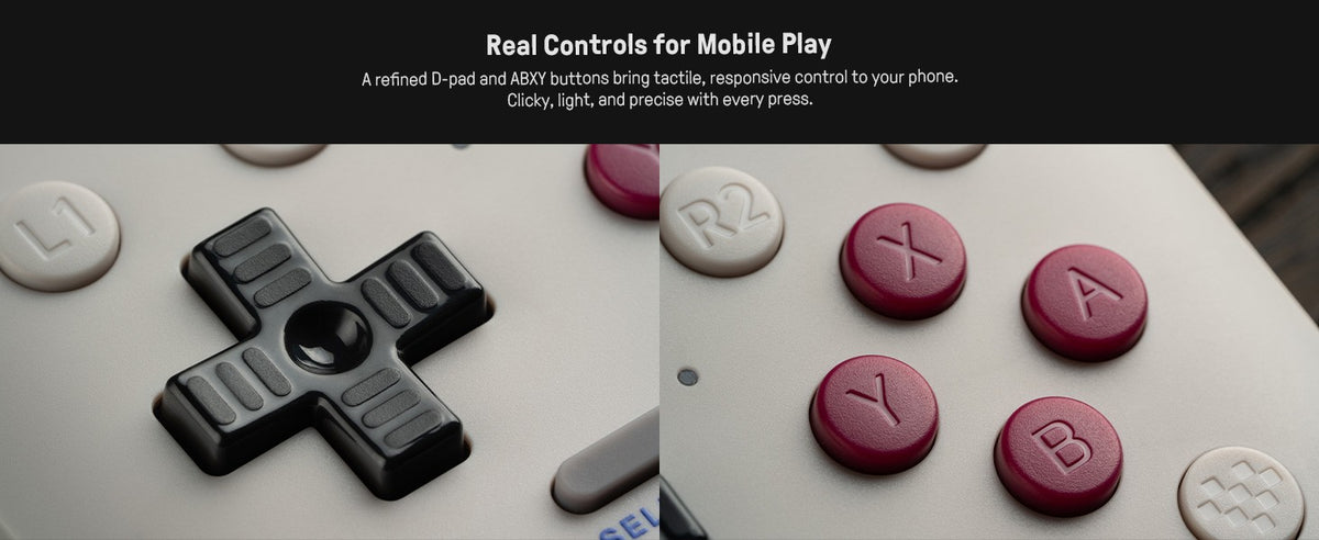 New 8BitDo FlipPad USB-C Flip-Style Mobile Game Controller For iPhone Android Vertical Mobile Gaming Gamepad