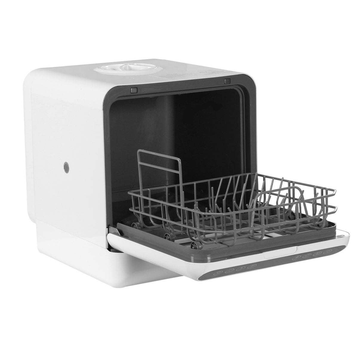 Mini Dishwasher with 6L Built-in Water Tank Automatic Dishwasher No Hookup Needed High-Temp& Air-Dry Function for Apartments