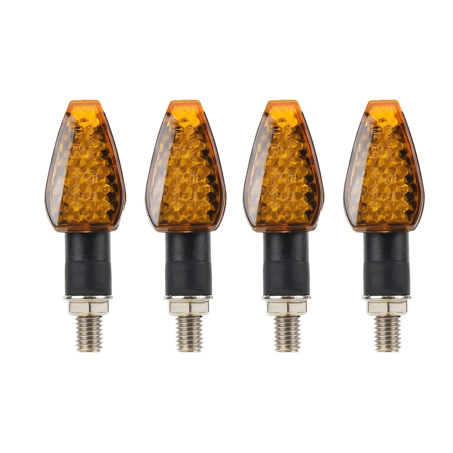 2pcs/4pcs Motorcycle LED Turn Signals Flashing  DRL for Scooter Moped ADV Dirt Bike ATV Universal Accessories Modification