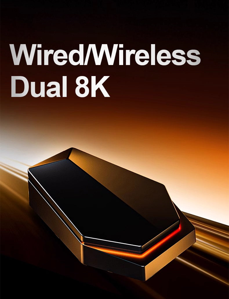 ATK Dragonfly A9 Ultra/A9 Plus Gaming Mouse Dual 8K Polling Tri Mode PAW3395/3950 Sensor Ergonomic  Esport PC Peripheral