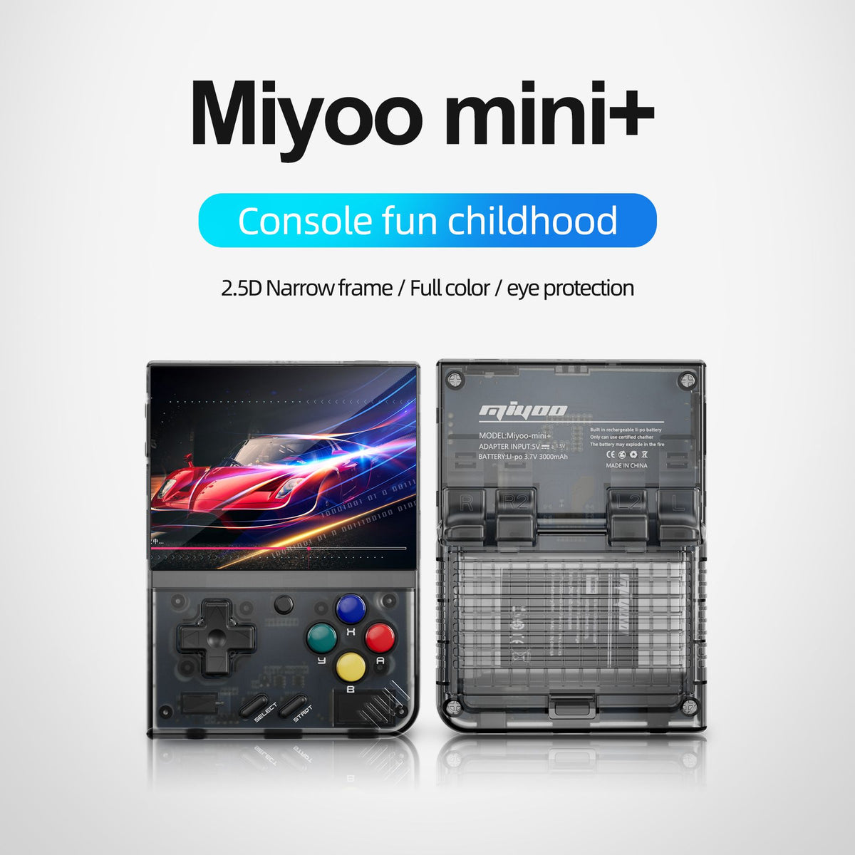 MIYOO Mini Plus Retro Pocket Emulator 3.5" OCA IPS Screen Handheld Console  3000mAh Multi Emulator Video Player for Miyoo35