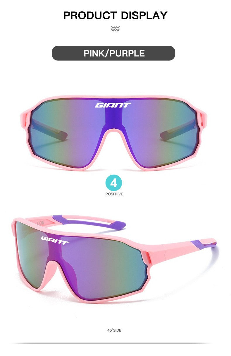 Óculos de Ciclismo Top Seller GIANT UV400 Anti-embaciamento Lentes REVO Nitidez HD Certificação CE/ANSI Design Cateye Bicicleta de Montanha/Estrada para homem e mulher