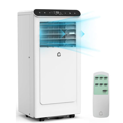 Ar Condicionado Portátil de 8.000/10.000 BTU, 3 em 1 Sem Duto, Unidade AC Portátil com Ventilador de Oscilação Automática e Kit para Janelas Incluído