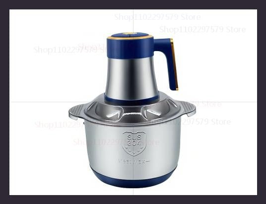 Moedor de Carne Elétrico Processador de Alimentos Aço Inoxidável 304 Multiuso Picador de Legumes Liquidificador de Papinha de Bebê Utensílio de Cozinha