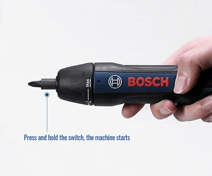 Parafusadeira Bosch Go 2 Recarregável Furadeira Sem Fio Bosch Go 3.6V Parafusadeira Elétrica Multifuncional Ferramentas Elétricas para Uso Doméstico