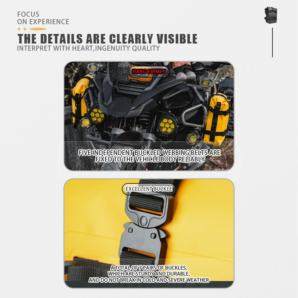 For BMW R1200GS R1250GS ADV For HONDA NC750X CB500X Motorcycle Frame Crash Bars Waterproof Bag Bumper Repair Tool Placement Bag